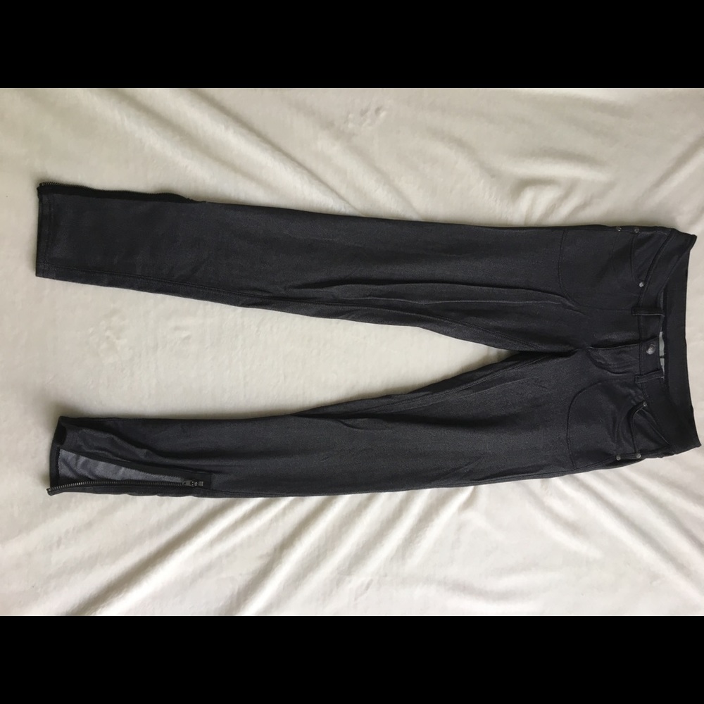 Athlete denim leggings- size 4 tall